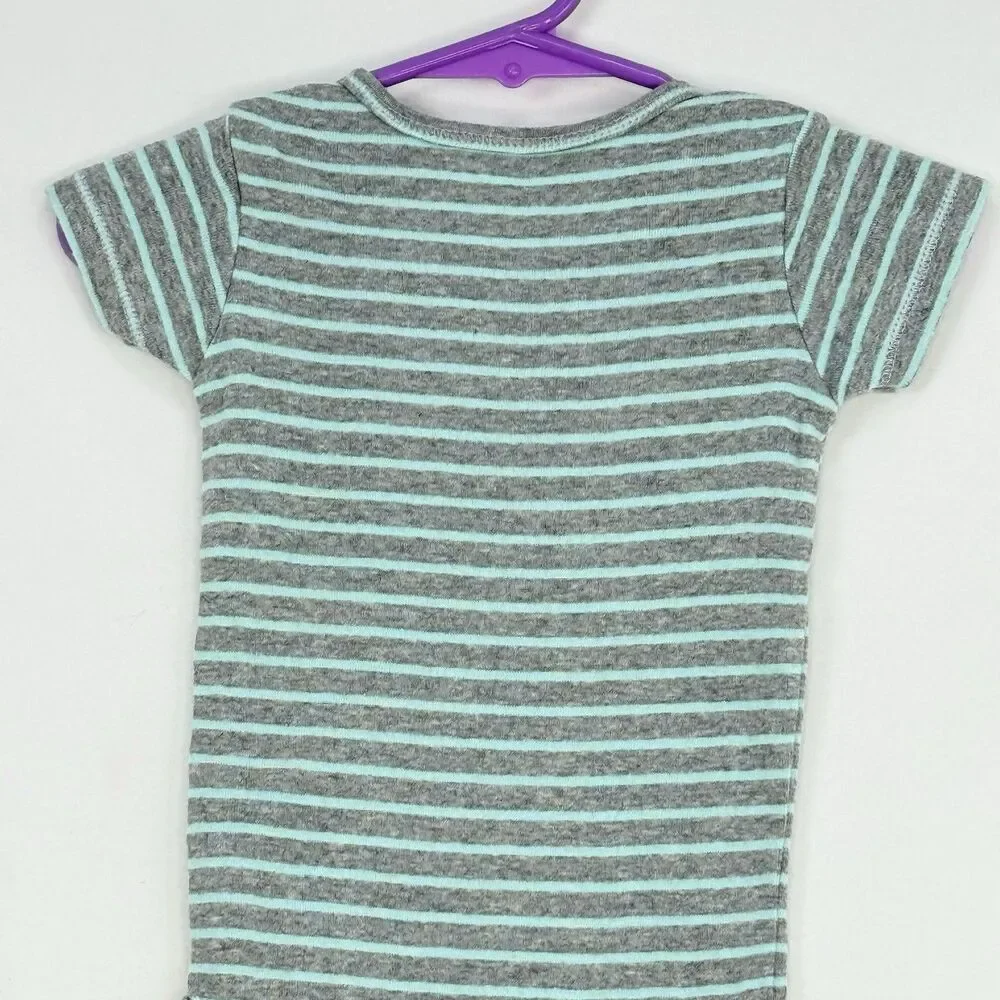 Carter's Girls Green Short Sleeve Bodysuit 9 Months